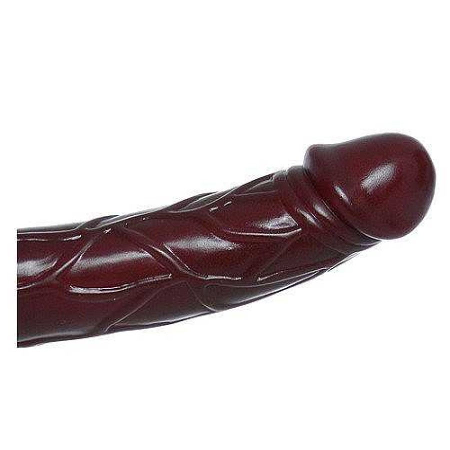 Bondara Switch Uni Hollow Strap-On Dildo And Extender - 6 Inch Dark Tone Strap-Ons