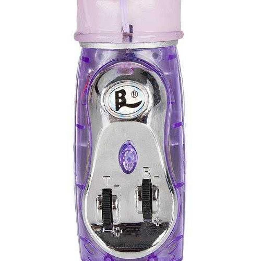 Bondara Jelly Jewel Pearl Rotating Rabbit Vibrator Purple Vibrators