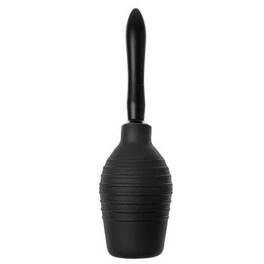 Bondara Anal Douche With 2 Attachments - 300Ml Black Anal Toys