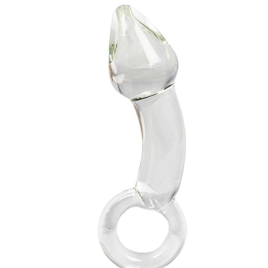 Glacier Glacier Glass Icicle Butt Plug Clear Butt Plugs