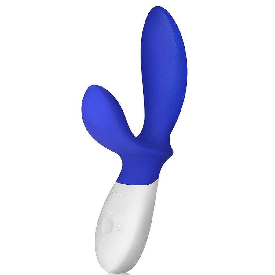 Lelo Lelo Loki Wave Blue 10 Function Vibrating Prostate Massager Blue & White Anal Toys