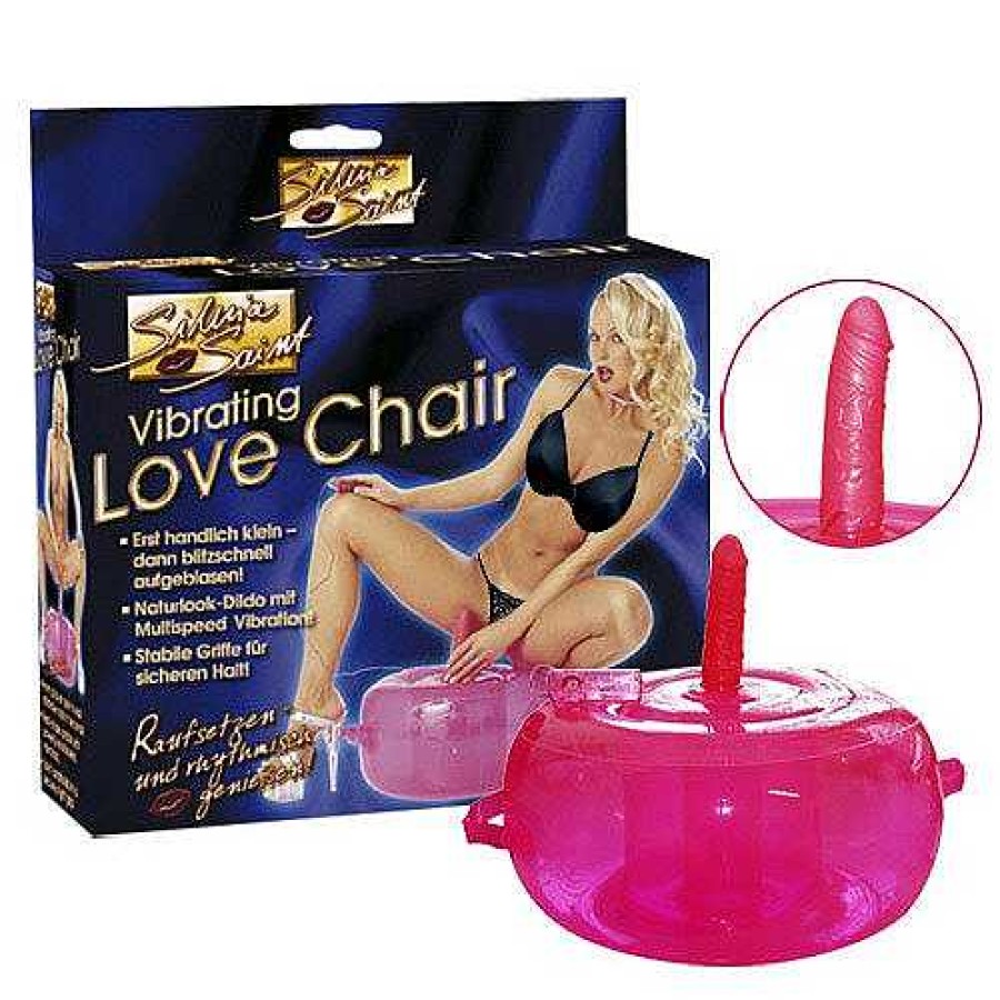 Bondara Silvia Saint Vibrating Love Chair Pink Vibrators