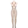 Bondara Flirt Bondara Flirt Seamless Seduction Fishnet Open Cup Bodystocking Black Sexy Lingerie For Women