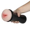 Bondara Bondara Master B Vibrating Masturbator - 9.5 Inch Black Casing / Light Tone Insert Male Sex Toys