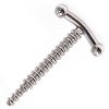 Bondara Torment Piss Tap Stainless Steel Penis Plug - 2.5 Inch Silver Medical Play Toys