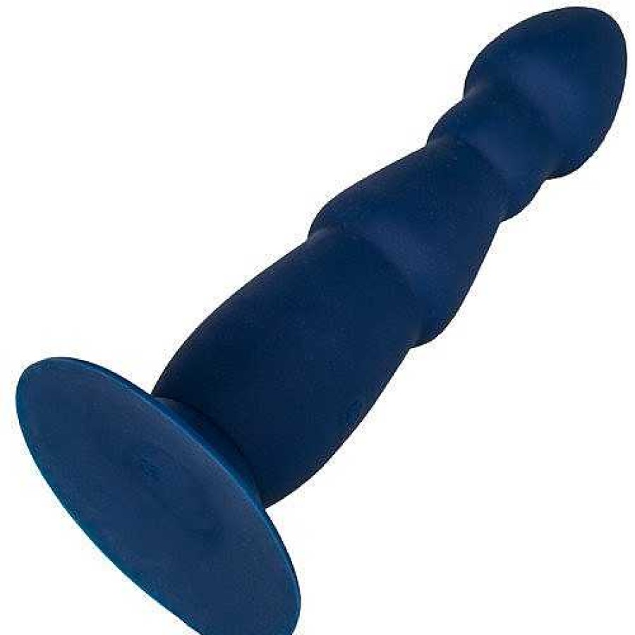 Bondara Bondara Ram 10 Function Vibrating Butt Plug - 8 Inch Navy Anal Toys