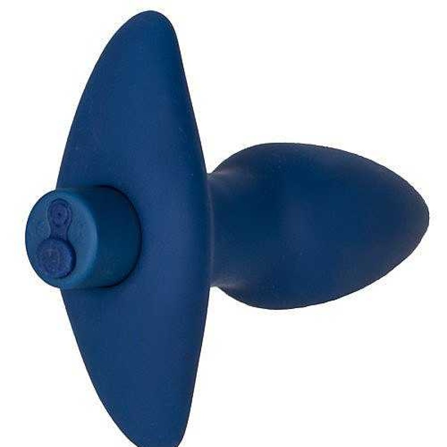 Bondara Bondara Buttwiser 10 Function Vibrating Butt Plug - 5.5 Inch Navy Butt Plugs