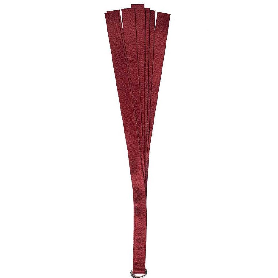 Bondara Bondara Cardinal Sin Red Ribbon Flogger - 21 Inch Wine Floggers, Whips & Ticklers