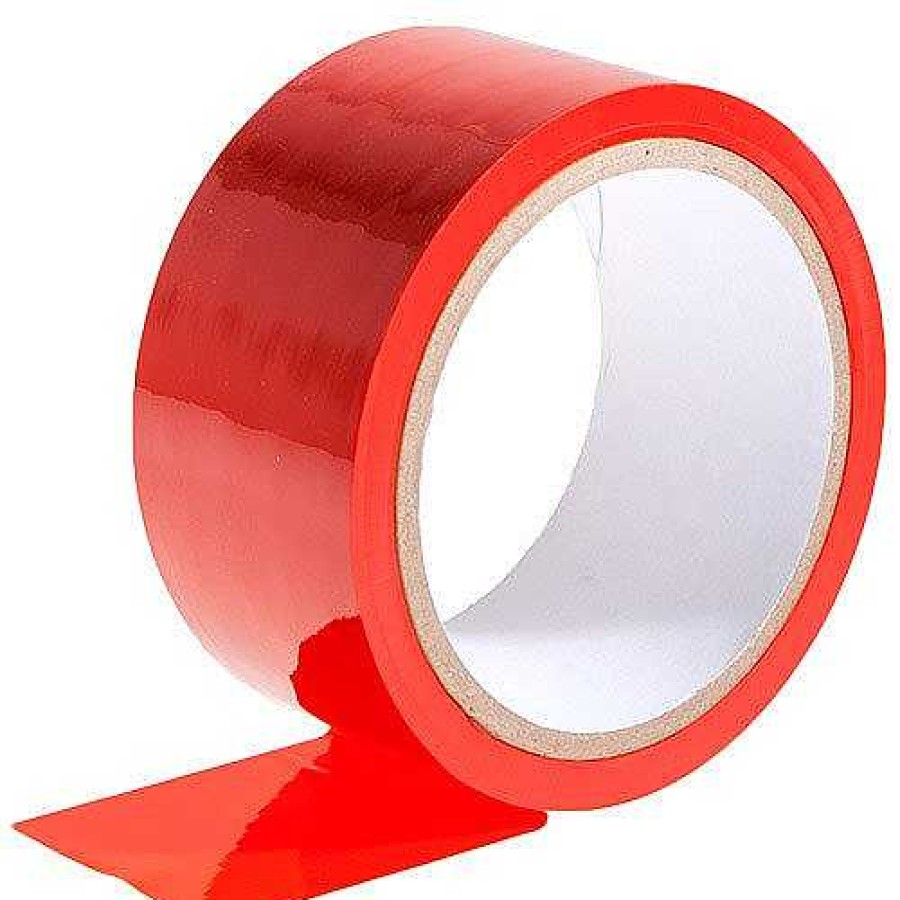 Bondara Bondara Erotic Red Pvc Bondage Tape - 20M Bondage Restraints & Handcuffs