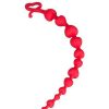 Bondara Bondara Heartbead Silicone Anal Beads - 13.5 Inch Red Anal Toys