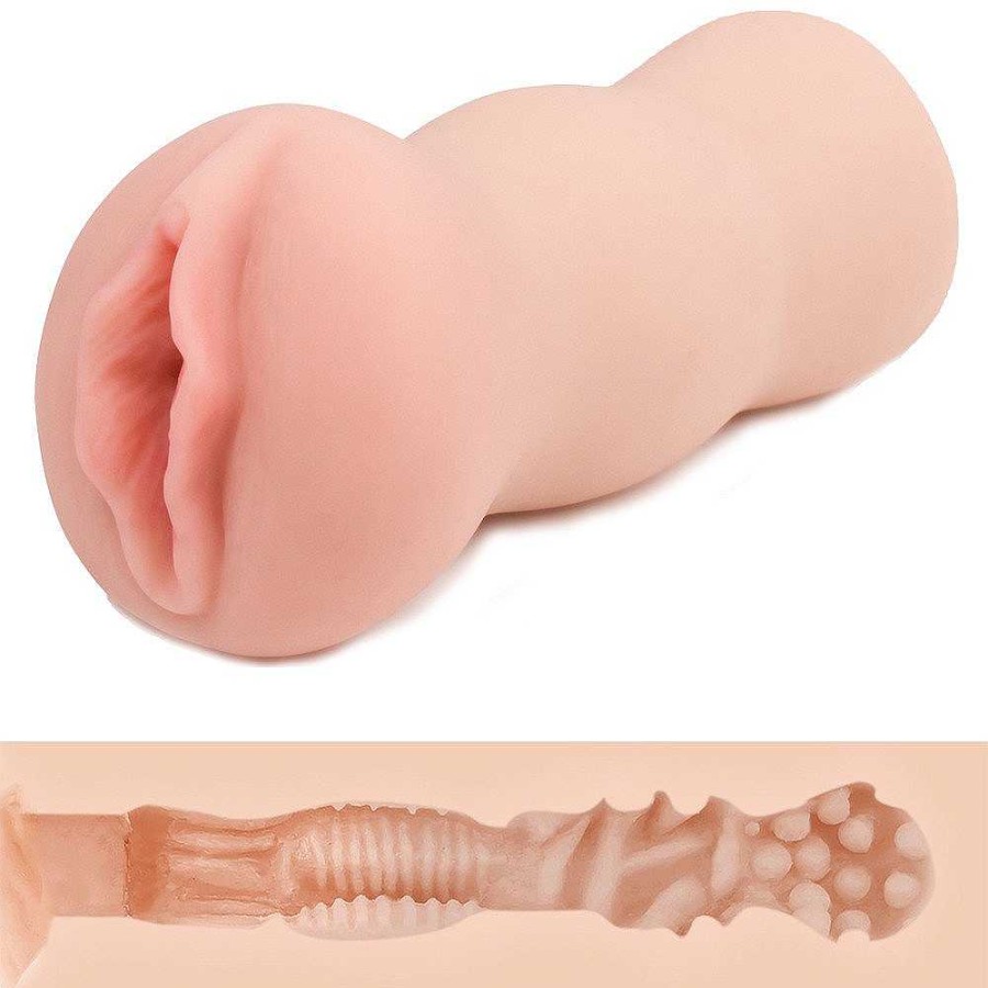 Boss Masturbators Boss Cock Pocket Small Realistic Pussy Masturbator - 5 Inch Light Tone Masturbators