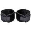 Bondara Bondara Restrain Me Velvet Ankle Cuffs Black Bondage Restraints & Handcuffs