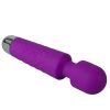 Bondara Bondara Silicone 20 Function Rechargeable Wand Vibrator Purple Vibrators