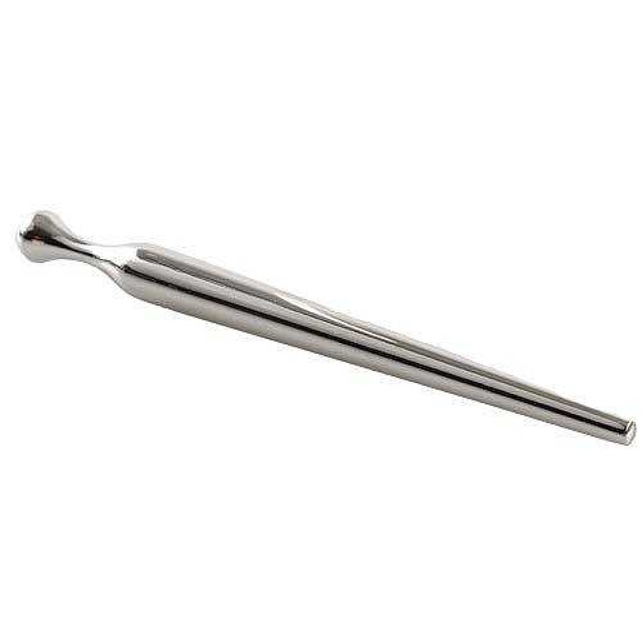 Bondara Torment Stainless Steel Tapering Penis Plug - 10.5Cm Silver Medical Play Toys