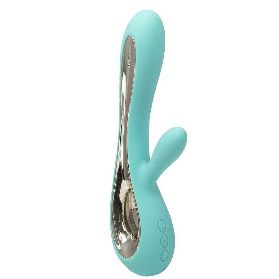 Lelo Lelo Soraya 2 12 Function Rechargeable Rabbit Vibrator Aqua Vibrators