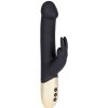 Bondara Bondara Wiggly Wabbit 10 Function Rotating Rabbit Vibrator Black And Gold Vibrators