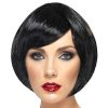 Bondara Sultry Bob Side Fringe Wig Black Role Play Costumes & Outfits