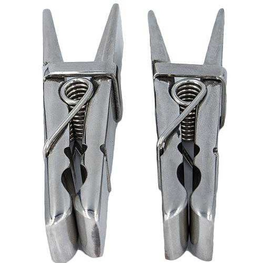 Torment Torment Stainless Steel Clothes Peg Nipple Clamps Silver Nipple Toys & Clit Toys