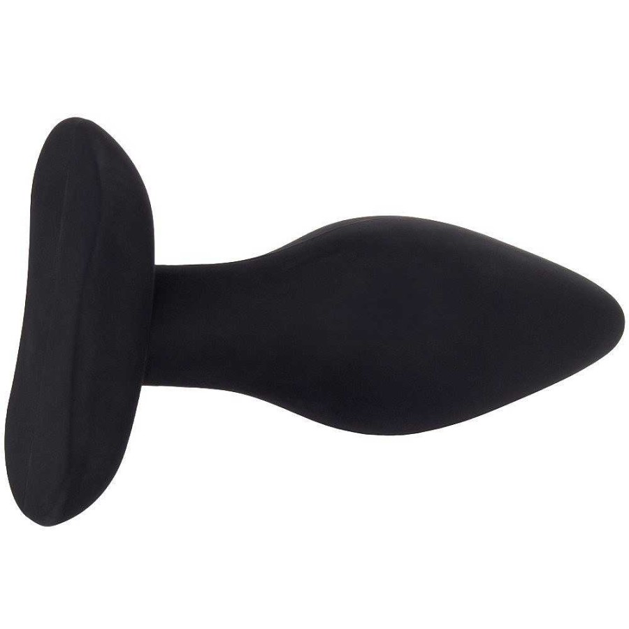 Bondara Bondara Wish You Were Rear Silicone Butt Plug - 3.5 Inch Black Butt Plugs