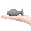 Bondara Bondara Sensual Stuffer Silicone Butt Plug - 2.2, 2.8 Or 3.5 Inch Grey Butt Plugs