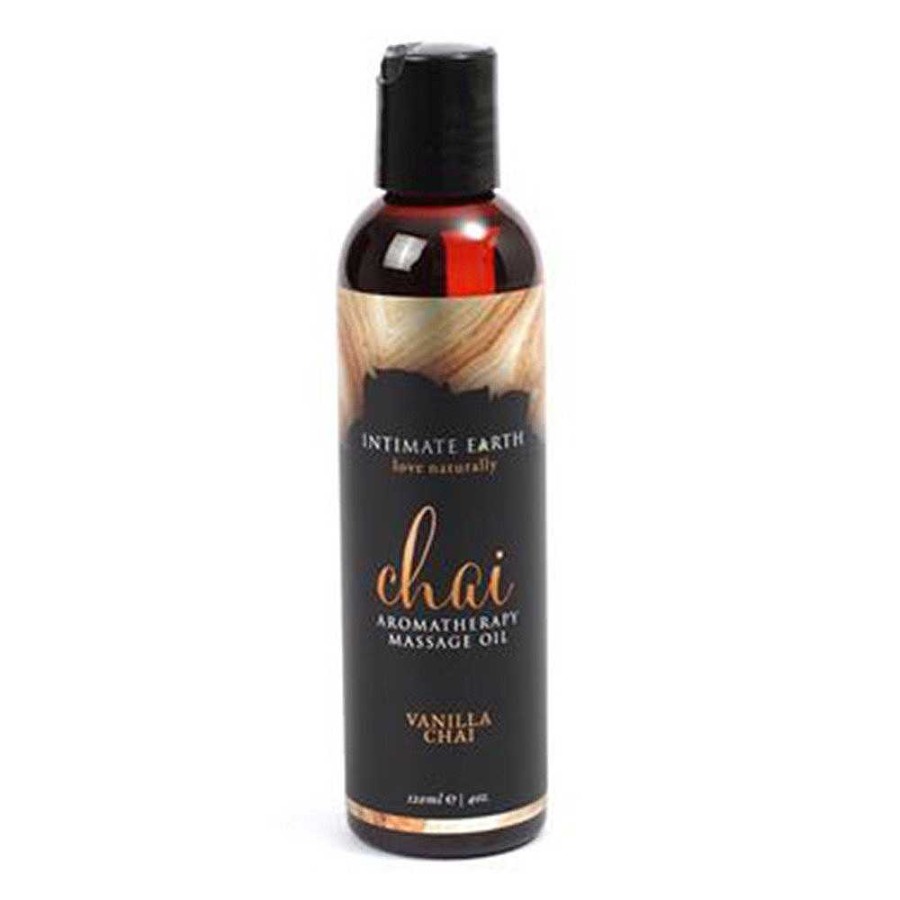 Bondara Intimate Earth Vanilla Chai Aromatherapy Massage Oil - 120Ml Clear Sex Aids For Couples