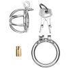 Bondara Torment Mouse Trap Stainless Steel Micropenis Chastity Cage Silver Chastity Devices