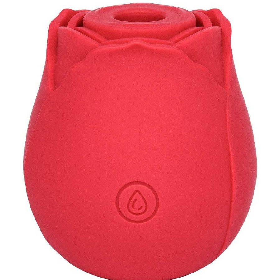 Bondara Petal Pleasure 10 Function Suction Clitoral Stimulator Red Vibrators