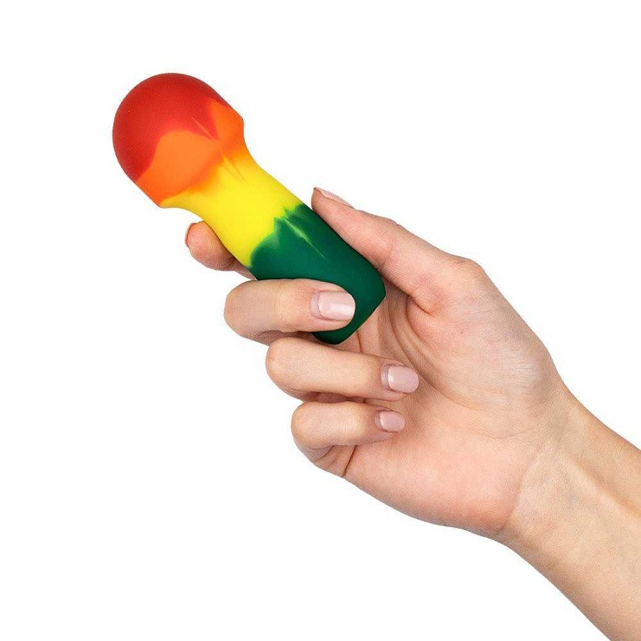 Bondara Bondara Lil Lover 16 Function Mini Wand Vibrator Rainbow Vibrators