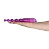 Bondara Bondara Glitter Vibrating Anal Beads Purple Anal Toys