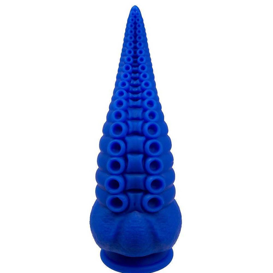 Bondara The Kraken Monster Tentacle Dildo - 8 Inch Blue Dildos