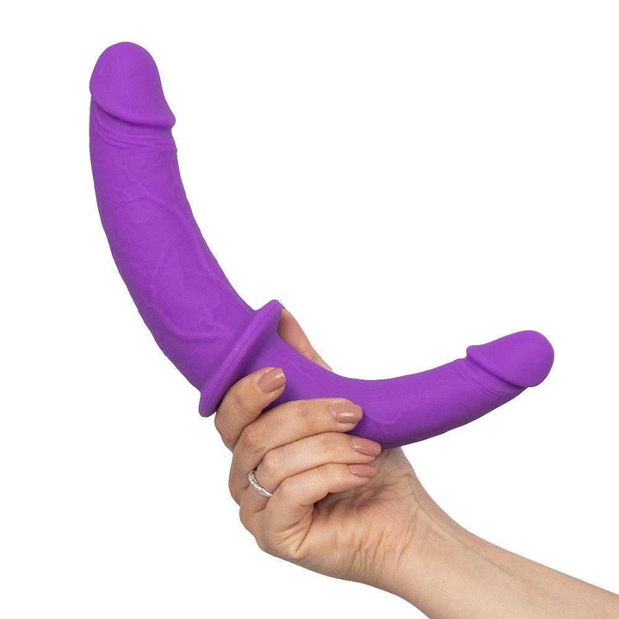 Bondara Bondara Orgasm-A-Rang Lilac Silicone Double Ended Dildo - 12 Inch Purple Dildos