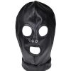 Bondara Bondara Open Mouth And Eyes Hood Black Bondage Equipment