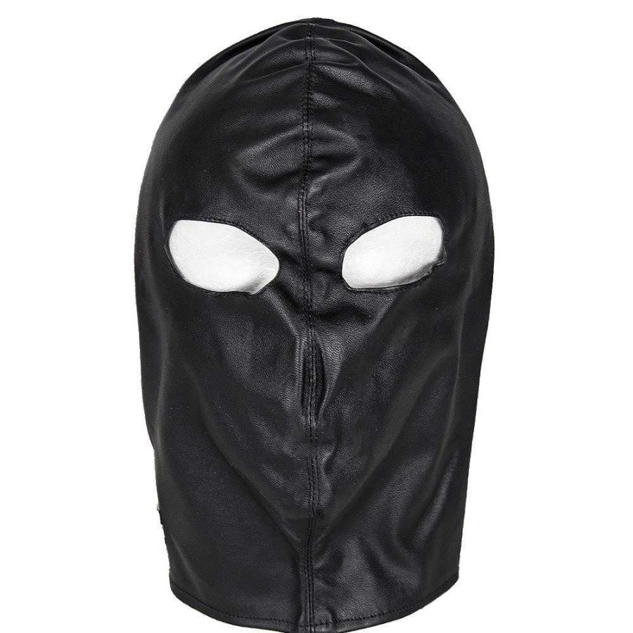 Bondara Bondara Faux Leather Male Gimp Mask Black Fetish Clothing