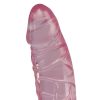 Bondara Crystal Clear Jellies Bondara Crystal Clear Suction Cup Dildo - 8 Inch Pink Dildos