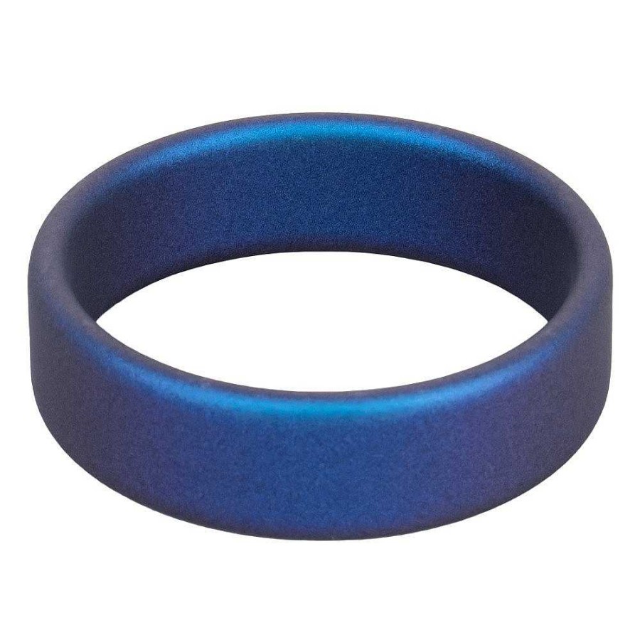 Bondara Bondara Supernova Metallic Blue Silicone Cock Ring Matallic Blue Male Sex Toys