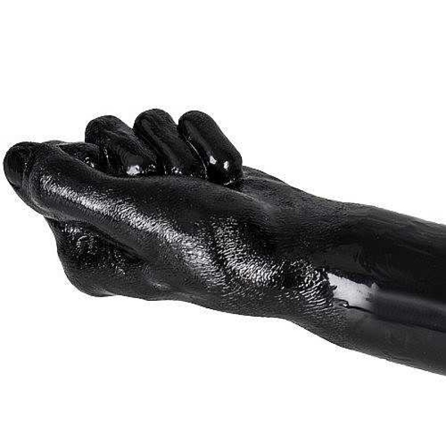 The Monsters The Hand Over Fist Monster Double-Ended Dildo - 26 Inch Black Dildos