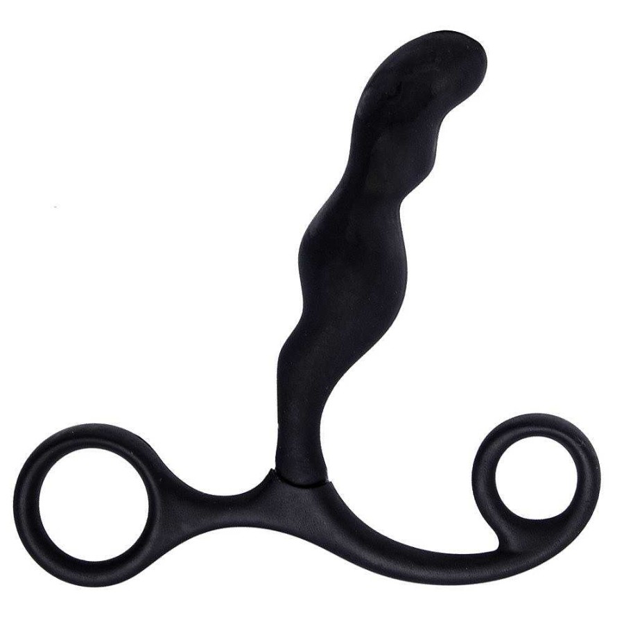 Bondara Bondara Rock Bottom P-Spot Massager - 4 Inch Black Anal Toys