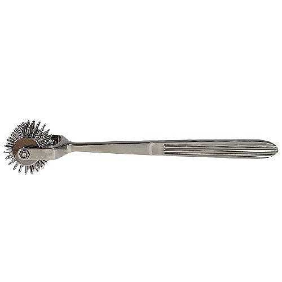 Bondara Torment 5-Row Wartenberg Pinwheel Gunmetal Medical Play Toys