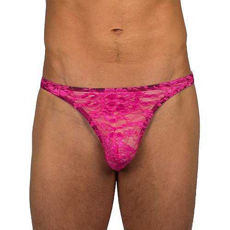 Bondara Lingerie Bondara Man Lace Thong Pink Men'S Sexy Underwear