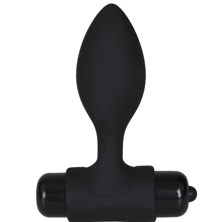 Bondara Bondara 10 Function Vibrating Bullet Butt Plug - 3.5 Inch Black Butt Plugs