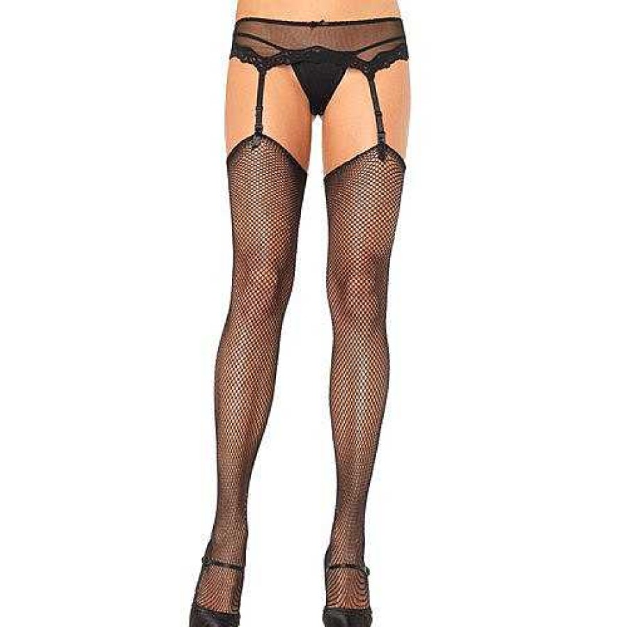 Leg Avenue Leg Avenue Fishnet Stockings Black Sexy Hosiery