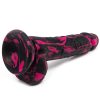 Bondara Bondara Party Dick Pink Splash Dildo - 7.5 Inch Black And Pink Dildos