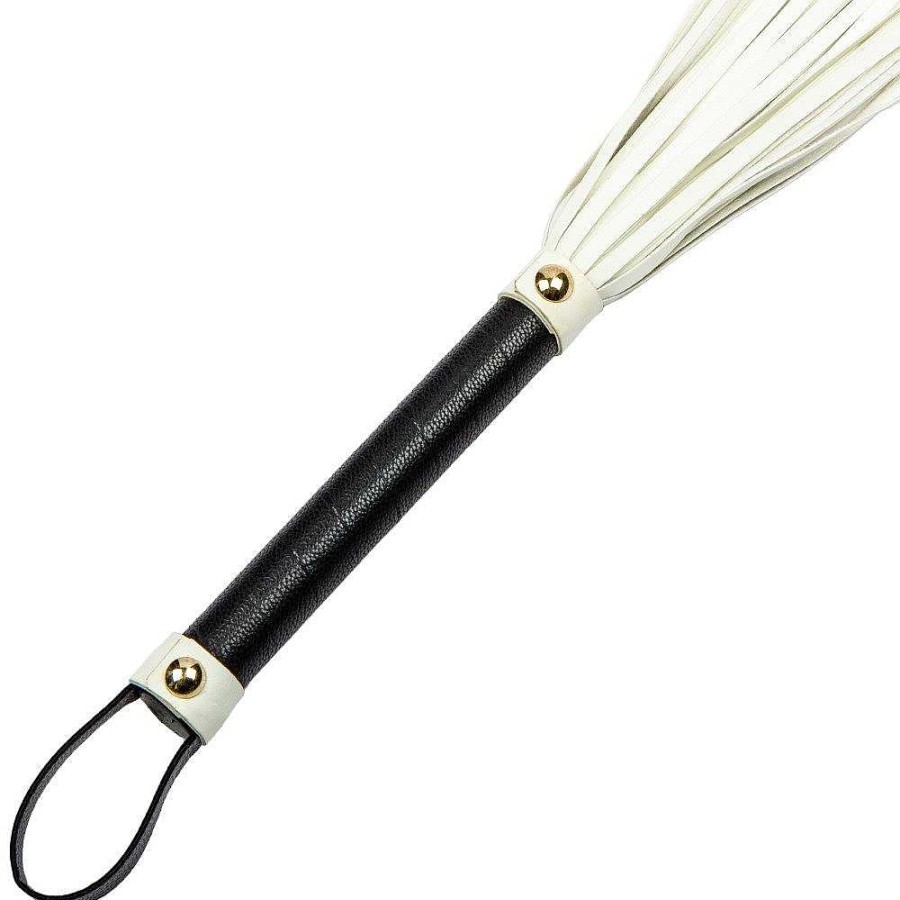 Bondara Bondara Crystal Glow In The Dark Flogger White Floggers, Whips & Ticklers