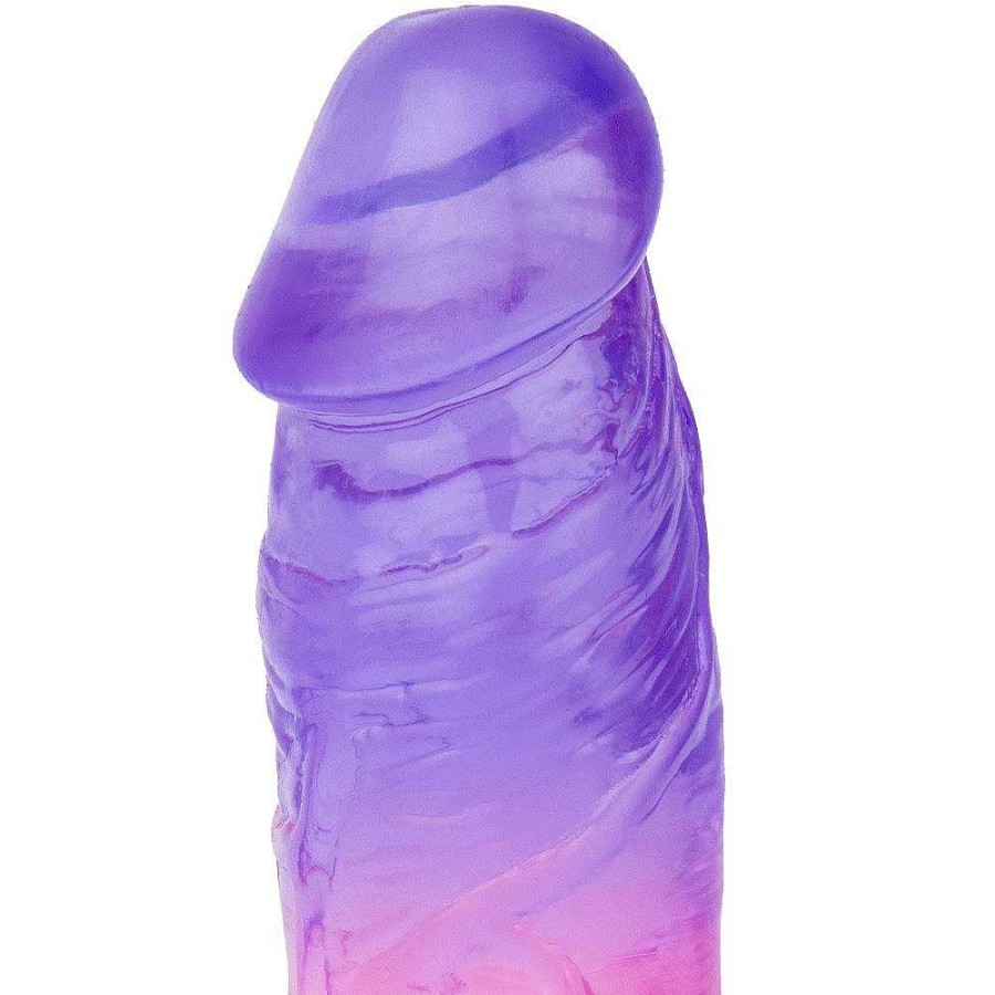 Bondara Bondara Snow Bone Pink To Purple Suction Dildo - 6.5 Inch Pink And Purple Ombre Dildos