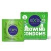 EXS Exs Glow In The Dark Condoms - 3 Pack Condoms