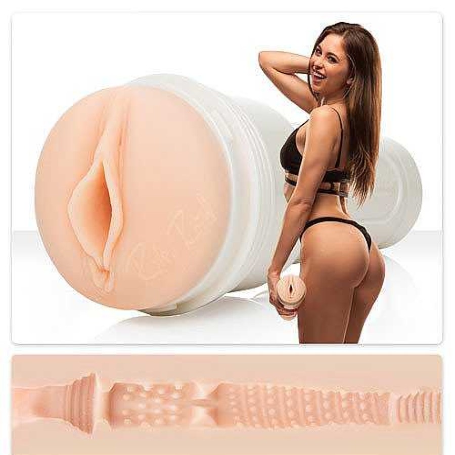 Fleshlight Fleshlight Girls Riley Reid Utopia Masturbator - 10 Inch Light Tone Sleeve, Pearlescent Case Male Sex Toys