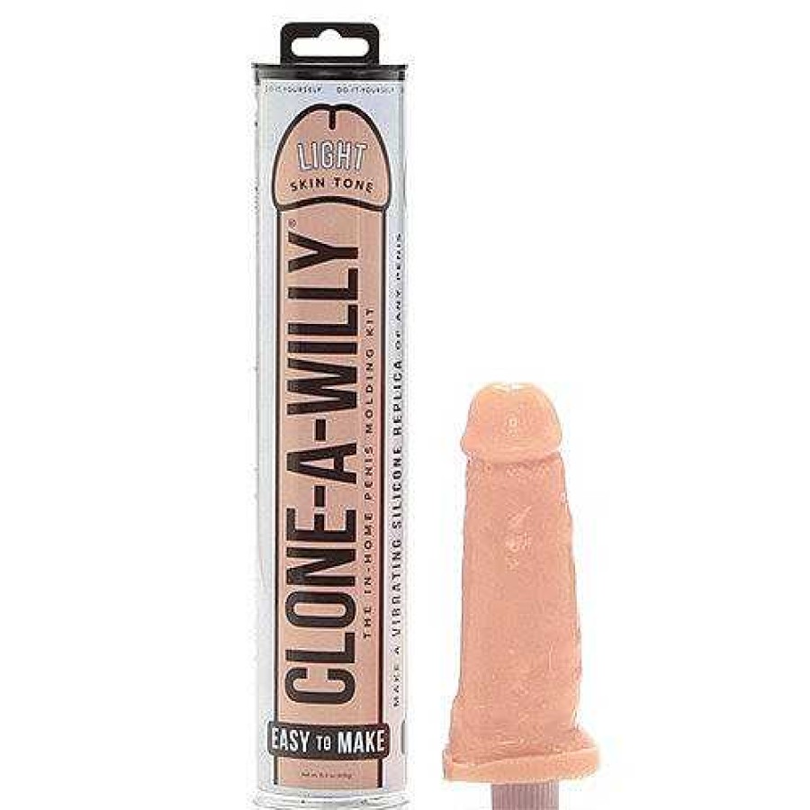 Clone-A-Willy Clone A Willy Vibrating Kit Light Tone Vibrators