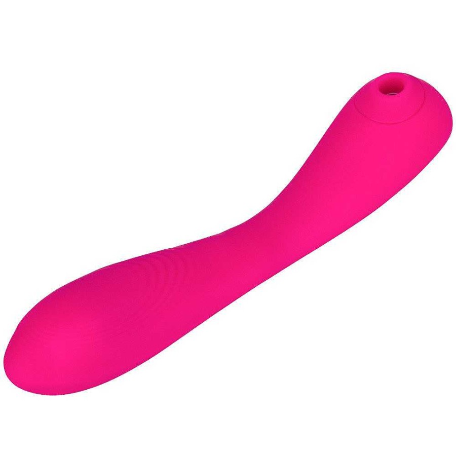 Bondara Flex 14 Function Bendy Suction G-Spot Vibrator Pink Vibrators