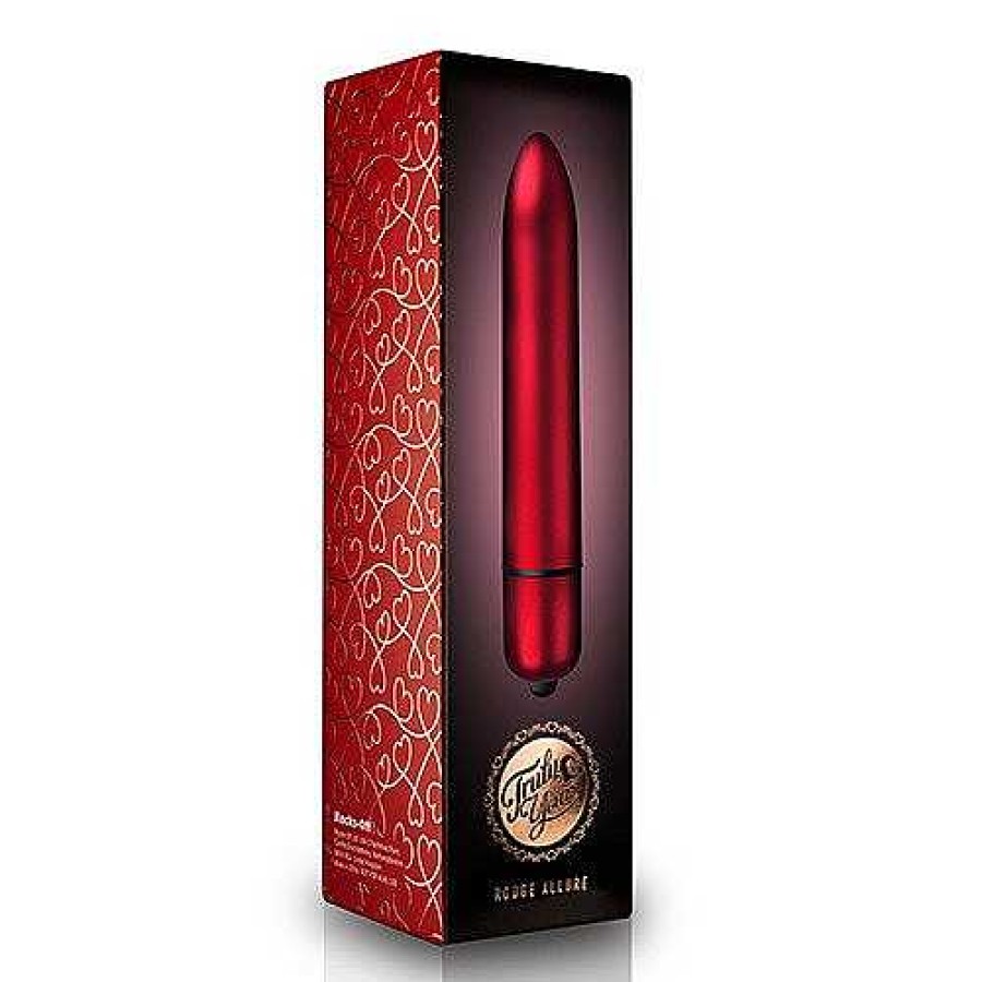 Rocks Off Rocks-Off Rouge Allure Ro-160Mm 10 Function Large Bullet Vibrator Red Vibrators