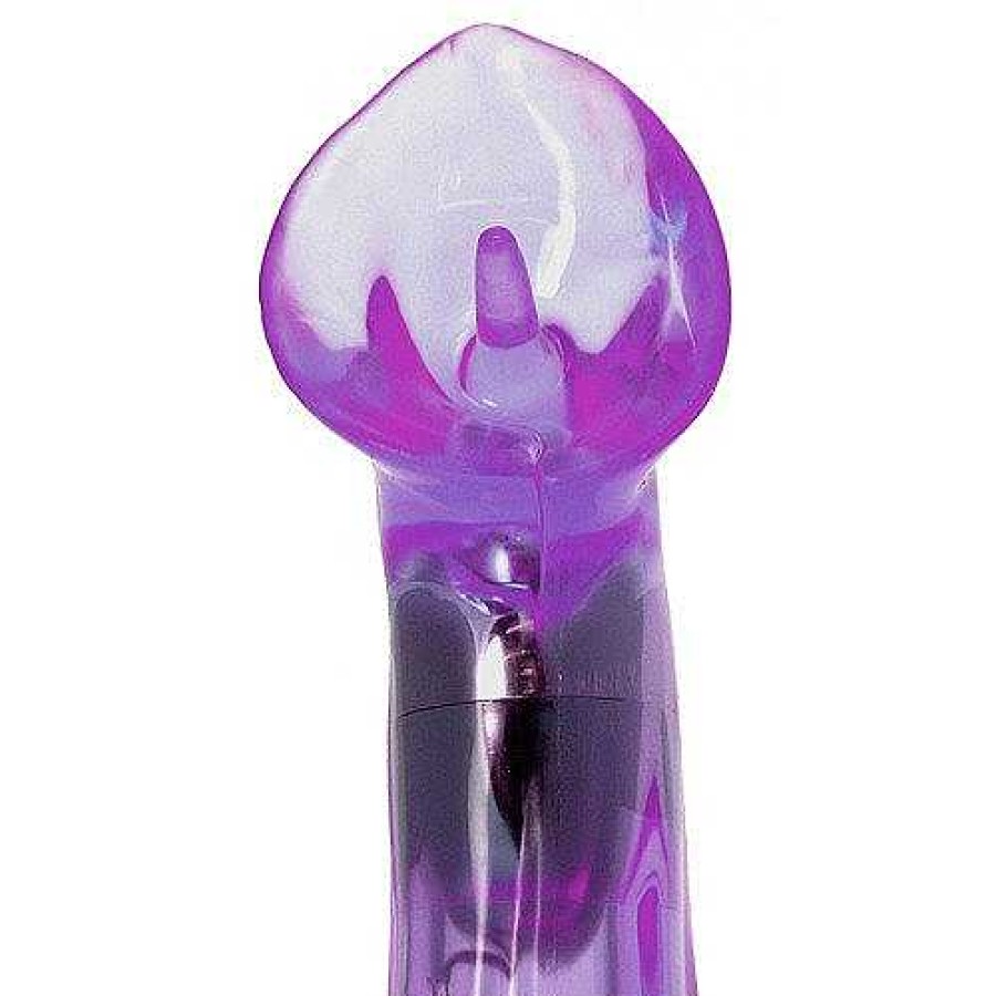 Bondara Aqua Tongue Clit Stimulator Passionate Purple Vibrators